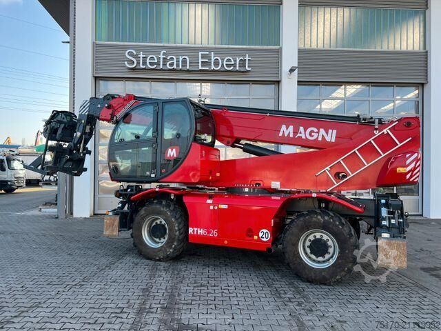 Teleskoplader Magni RTH 6.26 / nur 849h ! / Gabel / 5 t Winde