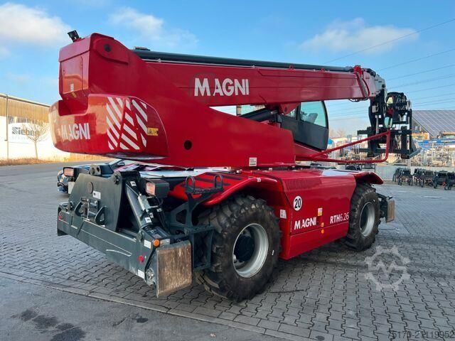 Teleskoplader Magni RTH 6.26 / nur 849h ! / Gabel / 5 t Winde