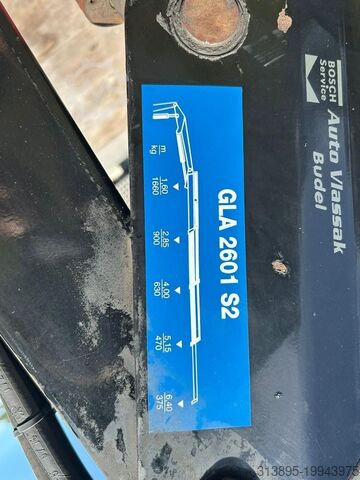 Flatbed Hulco ROTA-3, Jolly GLA 2610 Crane / Kraan / Grua / K...