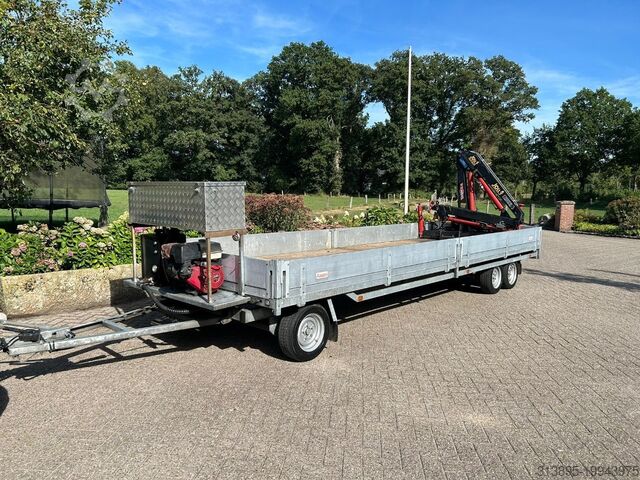 Flatbed Hulco ROTA-3, Jolly GLA 2610 Crane / Kraan / Grua / K...