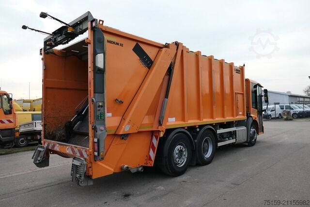 Müllwagen mercedes-benz 2635 NGE-L62N Econic Aufbau Zöller Medium X2 evo Lenkachse KLIMA