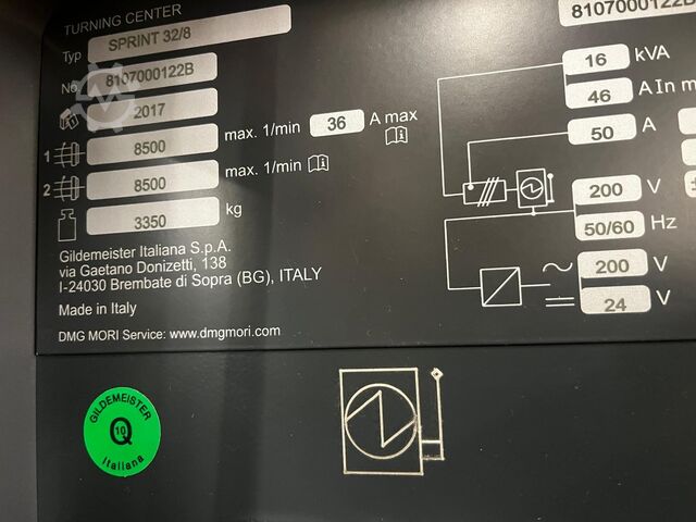 Langdrehautomat DMG MORI Sprint 32/8