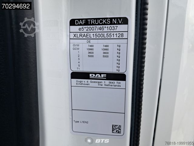 Box truck DAF XB 210 4X2 FA DC 8t - Junge Leichtbaukoffer