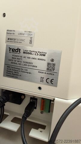 Engraving machine / laser redt L3-30W