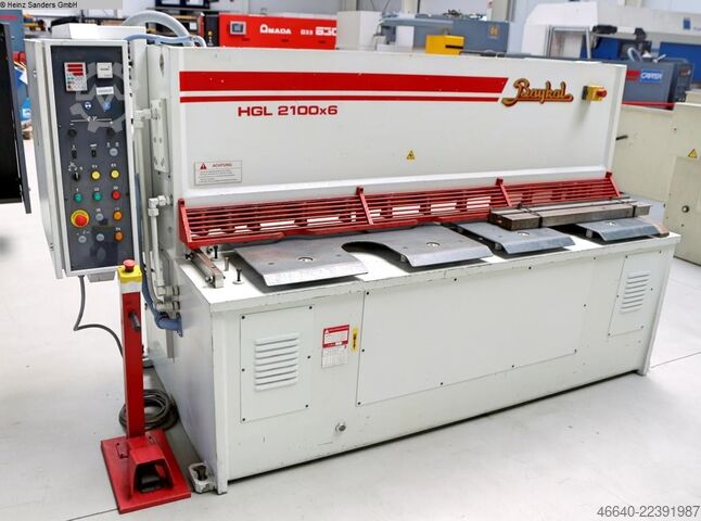 Plate Shear - Hydraulic BAYKAL HGL 2100 x 6.0