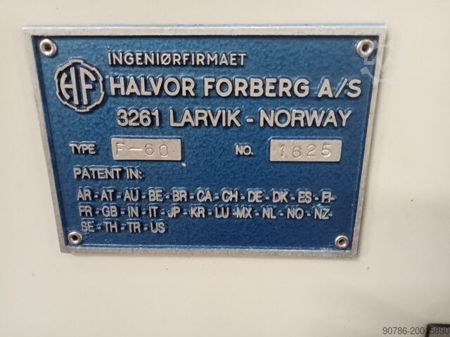 Halvor Forberg paddle mixer F60 stainless steel Halvor Forberg F60