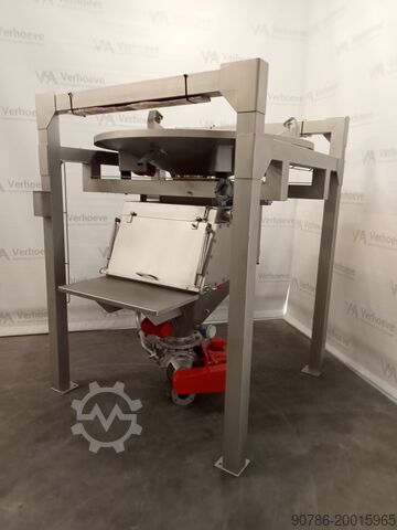 VD Procesindustrie big bag discharging station bag tipping cabinet VD Procesindustrie 