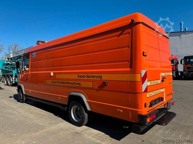 Saugwagen MERCEDES-BENZ Vario 614D TV Inspektionsanl RCA RAUSCH ELKA 600