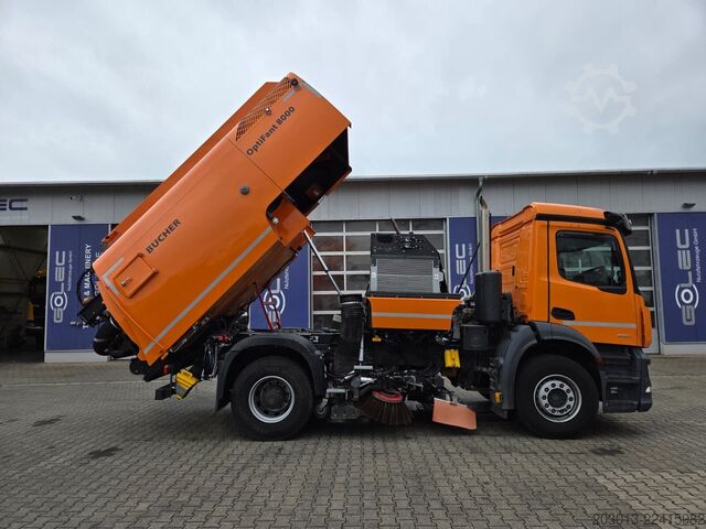 Kehrmaschine MERCEDES-BENZ ACTROS 1830 4x2 Kehrmaschine BUCHER OPTIFANT8000