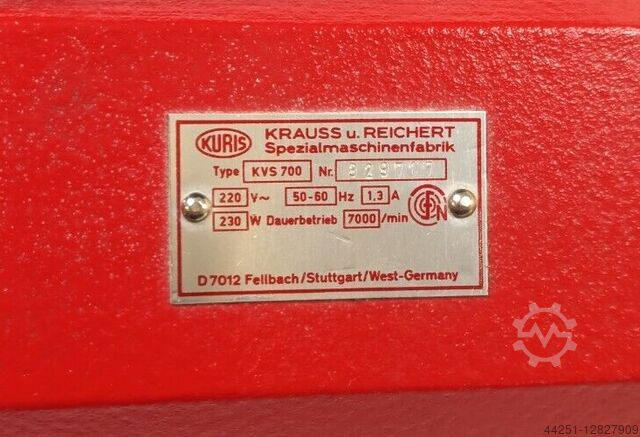 Textile cutting machine fabric cutter Kraus und Reichert KVS700
