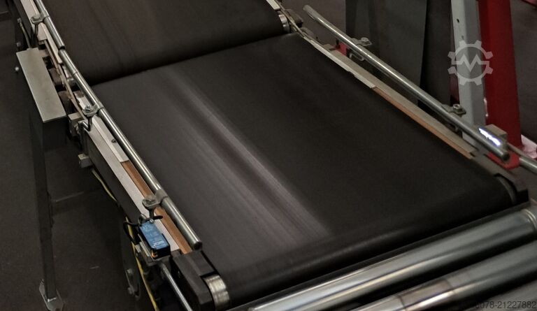 Vorlaufband Förderband mit Übertrieb Transnorm 1650-600-500