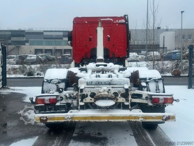 Abrollkipper MERCEDES-BENZ Actros 2545 Abroller Meiller RK 20.70 Lenk Retar