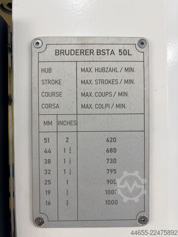 Automatic punching machine BRUDERER BSTA 50 HL