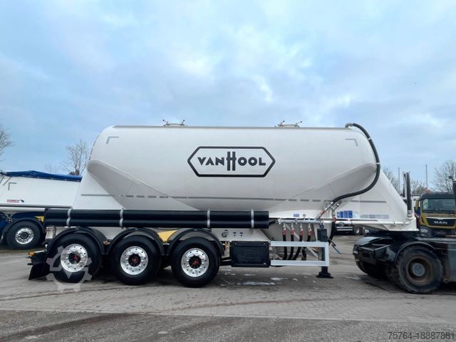 Silo semitrailer VAN HOOL 35m³ Zementsilo liegend/Alufelg./Miete ab 1300 ¤