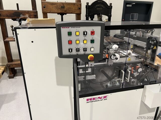 Buchbindemaschine Renz Autopunch AP 360 V4 Automatic Perforator