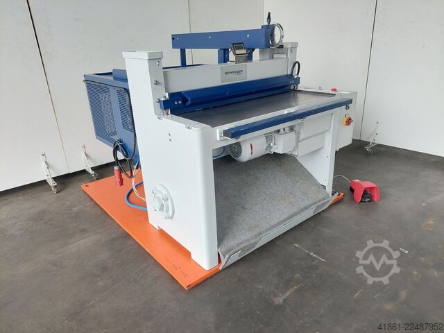 Motorized guillotine shears SCHRÖDER MHSU 1000-2,5