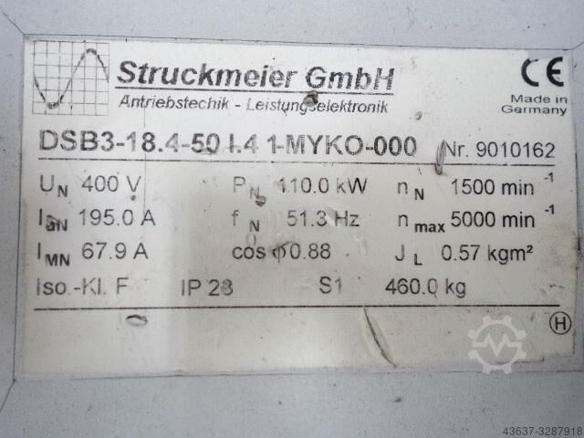 Frequency-controlled drive motor Struckmeier DSB3-18.44-50I.4 1-MYKO-000