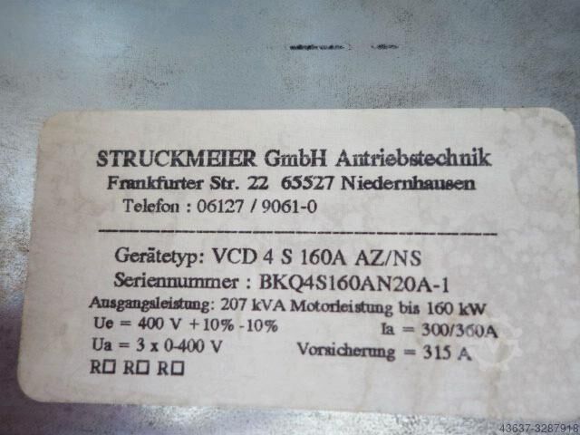 Frequency-controlled drive motor Struckmeier DSB3-18.44-50I.4 1-MYKO-000