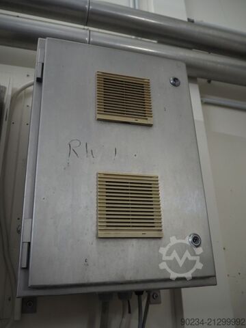 Gebrauchter Edelstahl-Planetenmischer Grieser Modell VPL 350 mit Mischbehältern. GRIESER VPL 350