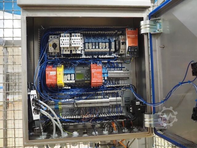 Gebrauchter Edelstahl-Planetenmischer Grieser Modell VPL 350 mit Mischbehältern. GRIESER VPL 350