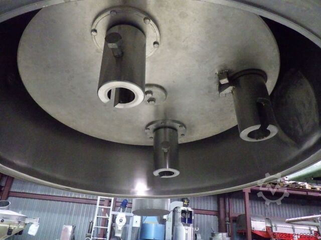 Gebrauchter Edelstahl-Planetenmischer Grieser Modell VPL 350 mit Mischbehältern. GRIESER VPL 350