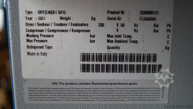 Screw air compressor Mark MSM 4 D-270 AD 2000 m