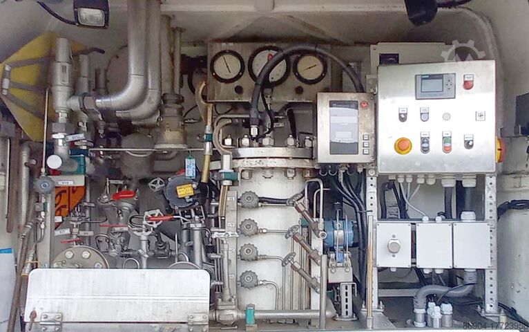 Tanker truck gas nitrogen cryogenic Orca Scania 15 m3 tank gas nitrogen cryogenic