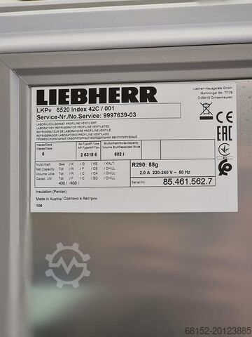 Leibherr Mediline LKPv 6520 Kühlschrank Leibherr LKPv 6520