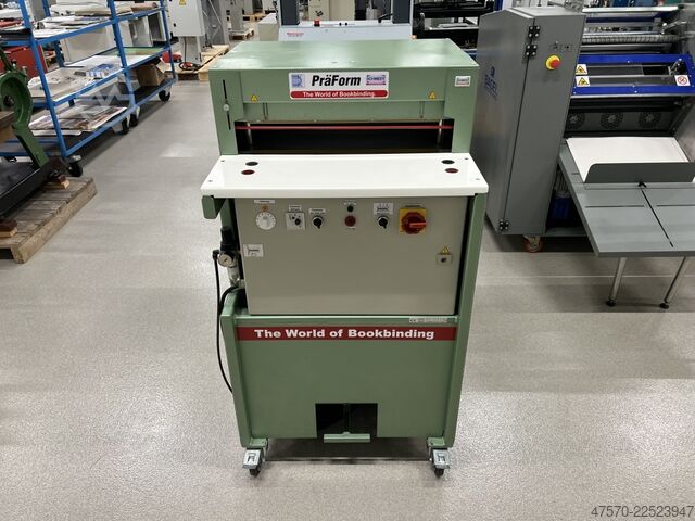 Buchbindereimaschine Schmedt PraForm HHS 2100 book press with joint forming