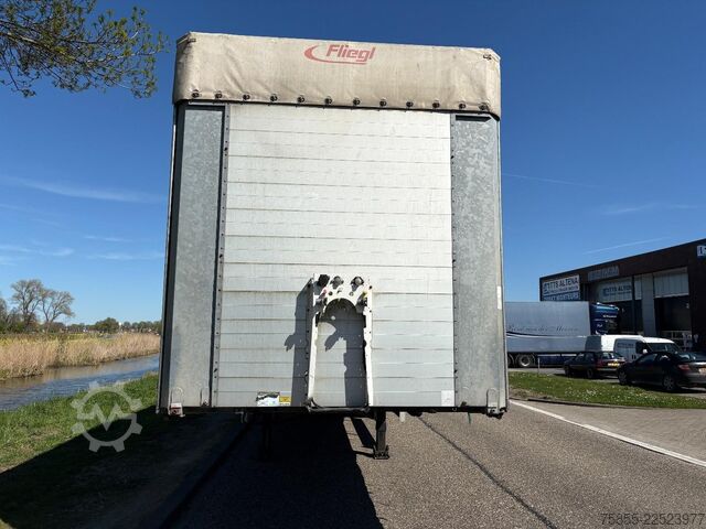 Schiebeplanen Fliegl SDS 350 Lift-Axle / BPW Disc / NEW APK-TÜV / NL...