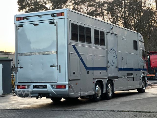 Viehtransporter LKW SCANIA R380 6x2 LL 7 Pferde + Bad/ TV/ WC/ Küche