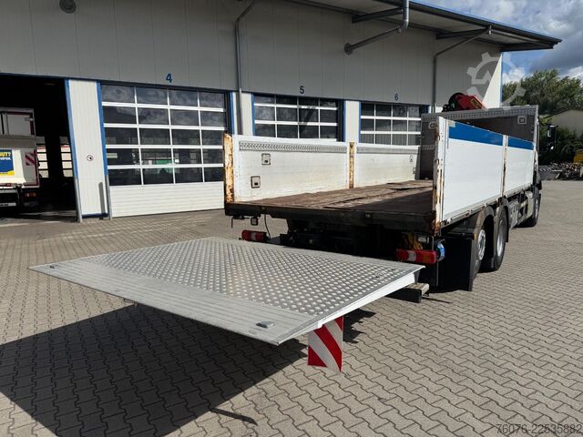 LKW mit Pritsche (offen) MERCEDES-BENZ MB 2536 LL Pritsche Kran PK 18002 Funk LBW 1,5t