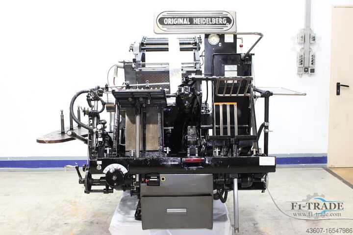 Heißfolienprägetiegel / Hot Foil Stamping Tiegel Heidelberg GTP