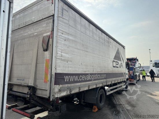 Flatbed truck with tarp MAN TGM 15.290 PRITSCHE PLANE