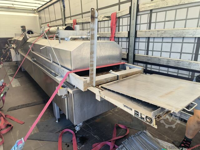 Continuous fryer for thermal oil KOPPENS BR 4500/600