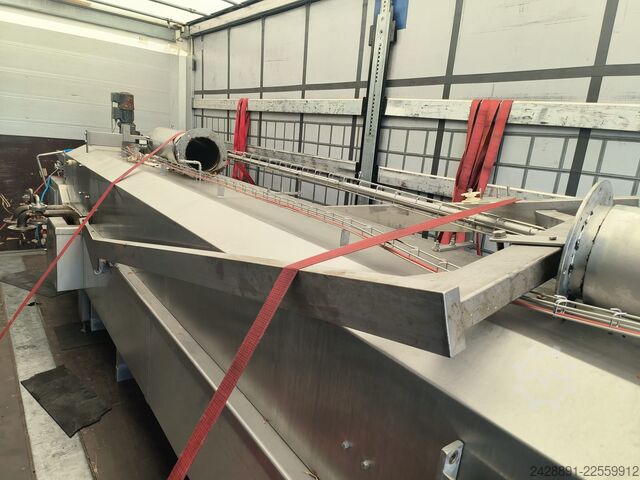 Continuous fryer for thermal oil KOPPENS BR 4500/600