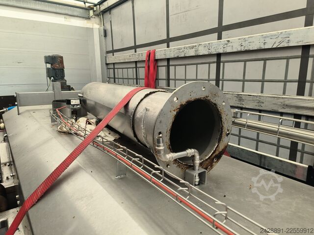 Continuous fryer for thermal oil KOPPENS BR 4500/600