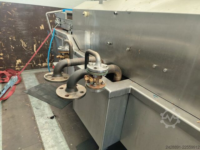 Continuous fryer for thermal oil KOPPENS BR 4500/600