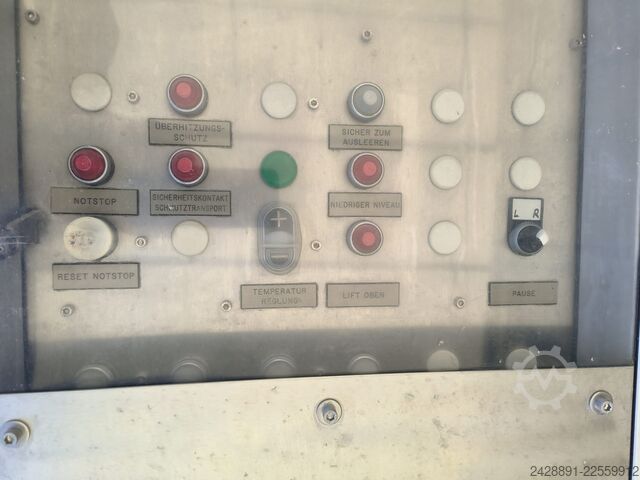 Continuous fryer for thermal oil KOPPENS BR 4500/600