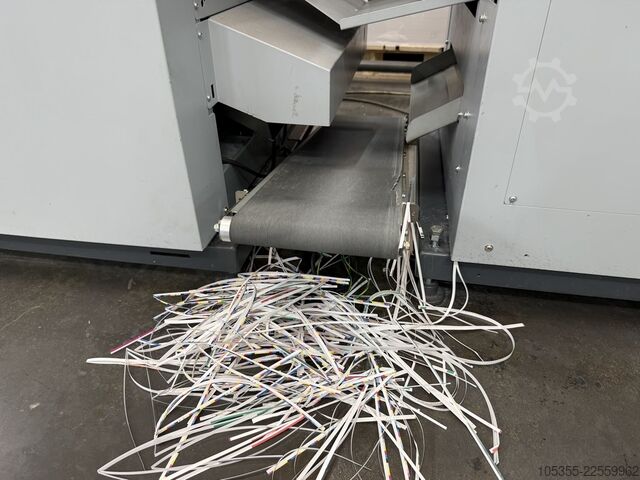 Querformat-Broschürenfertiger mit Dreimesser-Schneider Horizon SPF-200L