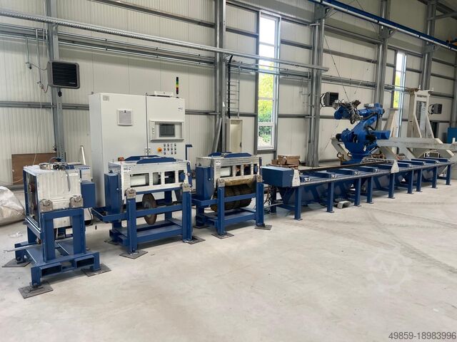 Robot polishing machine for long parts Weiz LSPM