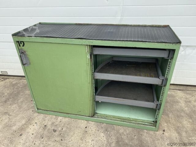 Metal cabinet, workshop cabinet, storage cabinet with 2 sliding doors, tool cabinet like LISTA - dra VIDMAR BORIK 