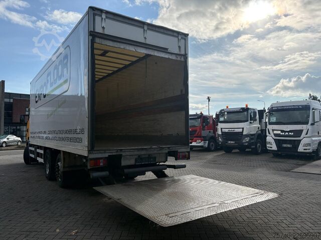 Box body Scania P 380 + 3pedals + 6X2 + LIFT AS + LOADLIFT 2500 KG