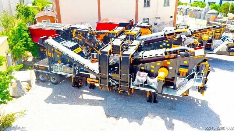 Crushing equipment/mobile crushing plant FABO Crushing equipment Mobile Jaw Crusher Fullstar-110