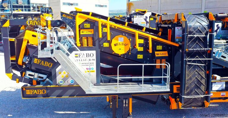Crushing equipment/mobile crushing plant FABO Crushing equipment Mobile Jaw Crusher Fullstar-110