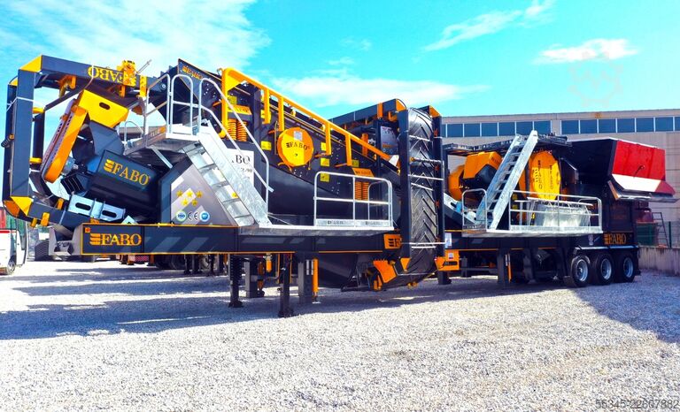 Crushing equipment/mobile crushing plant FABO Crushing equipment Mobile Jaw Crusher Fullstar-110
