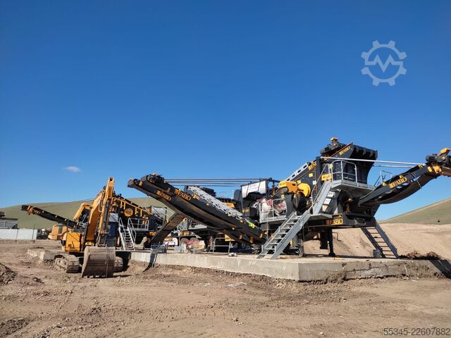 Crushing equipment/mobile crushing plant FABO Crushing equipment Mobile Jaw Crusher Fullstar-110