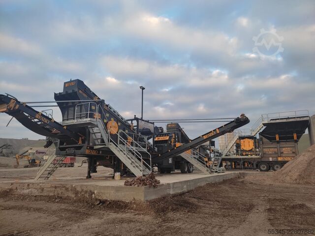 Crushing equipment/mobile crushing plant FABO Crushing equipment Mobile Jaw Crusher Fullstar-110