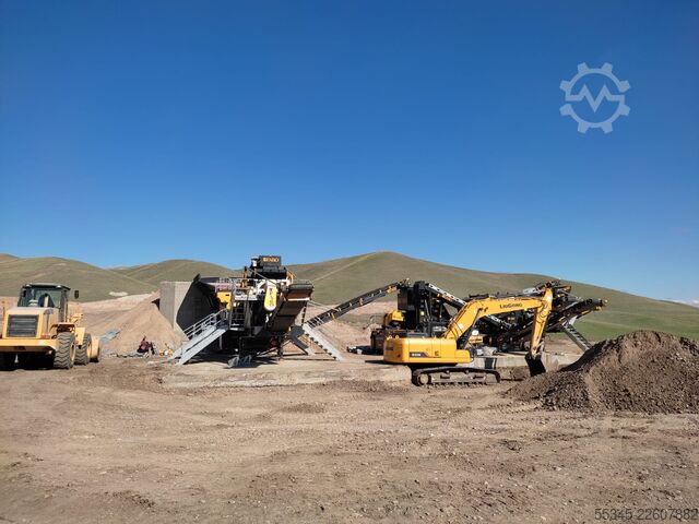 Crushing equipment/mobile crushing plant FABO Crushing equipment Mobile Jaw Crusher Fullstar-110