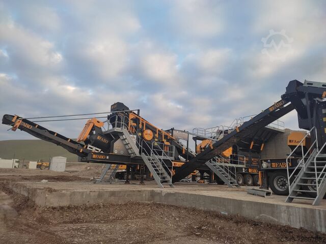 Crushing equipment/mobile crushing plant FABO Crushing equipment Mobile Jaw Crusher Fullstar-110